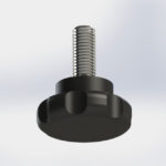 Perilla mediana (base 1.6") tornillo 1/4" , 5/16" , 3/8"